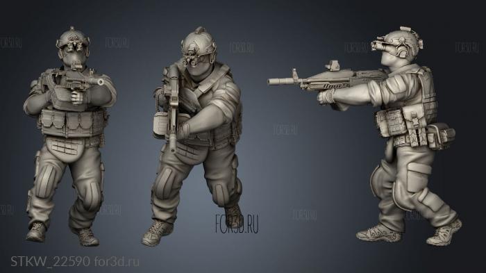 Spetsnaz GRU stl model for CNC