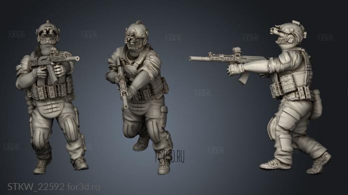 Spetsnaz GRU stl model for CNC