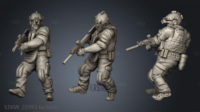 Spetsnaz GRU stl model for CNC