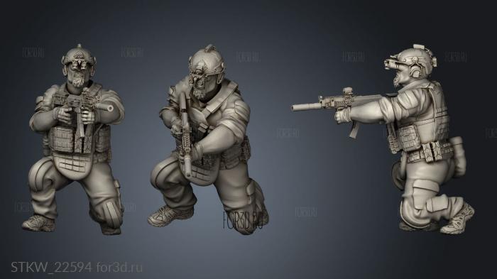 Spetsnaz GRU stl model for CNC