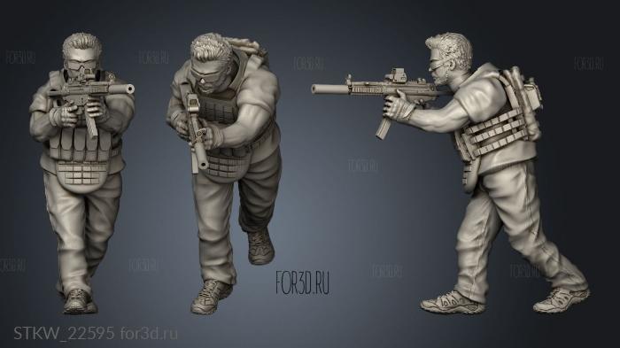 Task Force bodies Alejandro 3d stl модель для ЧПУ