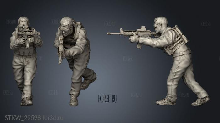 Task Force bodies Steve 3d stl модель для ЧПУ