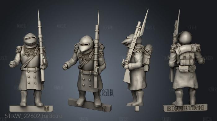 Turnip Musketeer stl model for CNC