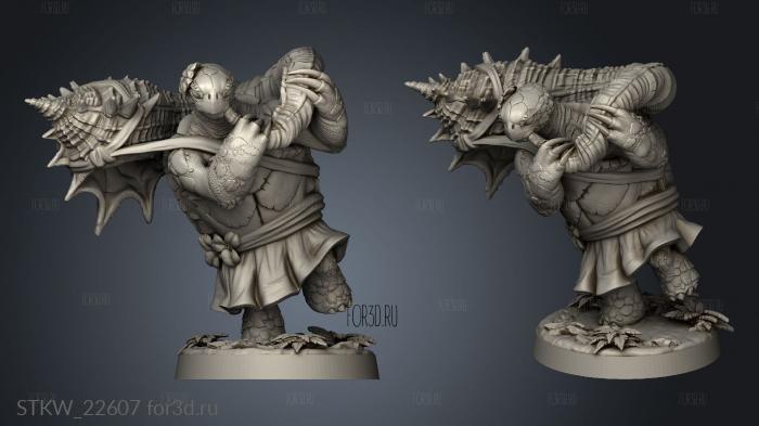 Turtle People 3d stl модель для ЧПУ