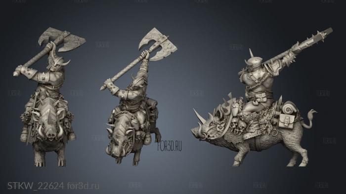 Tusker Cavalry Axe 3d stl модель для ЧПУ