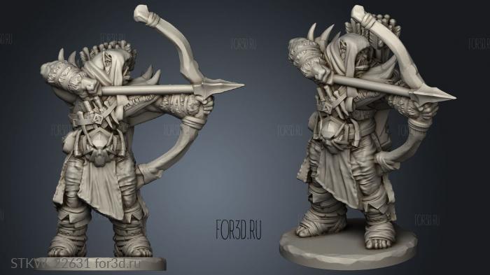 Tusk Lands STRETCH GOALS Archer stl model for CNC