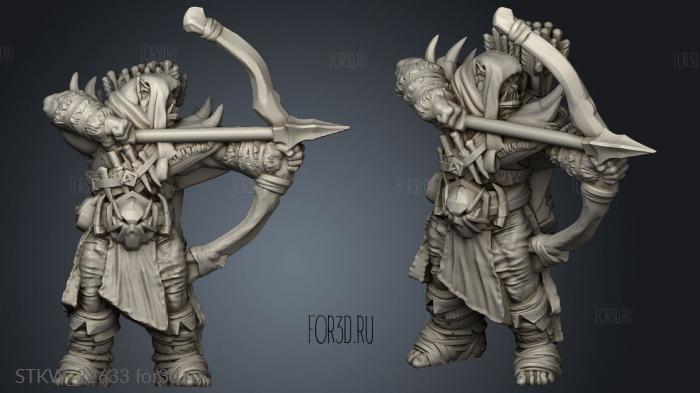 Tusk Lands STRETCH GOALS Archer Base stl model for CNC