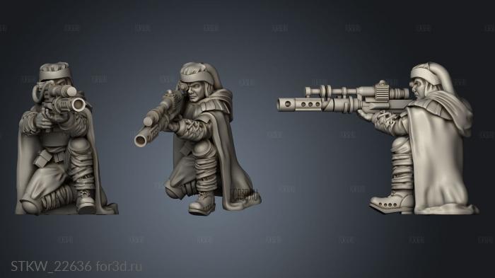 Twilerian desert sniper stl model for CNC