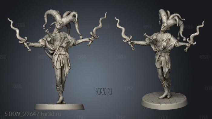 Twisted Cae Jesters Jester Male stl model for CNC