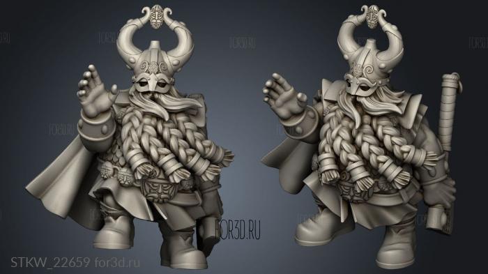 TZ DWARF SEA LORD stl model for CNC