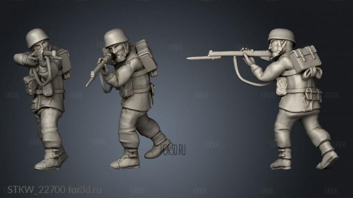 paratrooper stl model for CNC