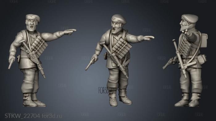paratrooper stl model for CNC