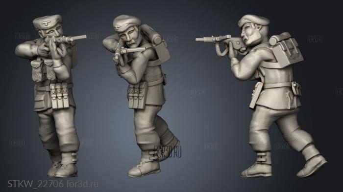 paratrooper stl model for CNC
