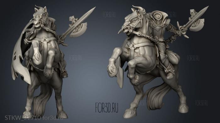 Ulrich Van Koppen And Horse Axe 3d stl модель для ЧПУ