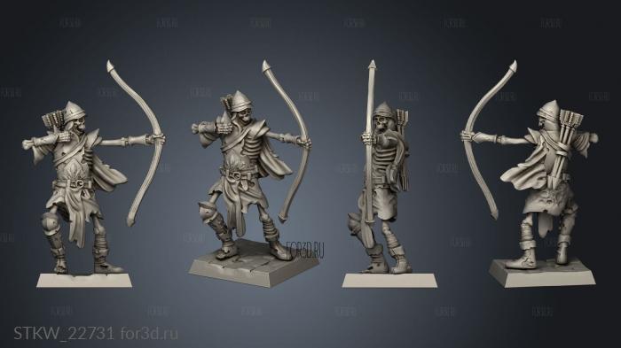 UNDEAD ARCHERS 3d stl модель для ЧПУ