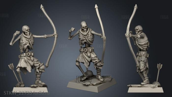 UNDEAD ARCHERS 3d stl модель для ЧПУ