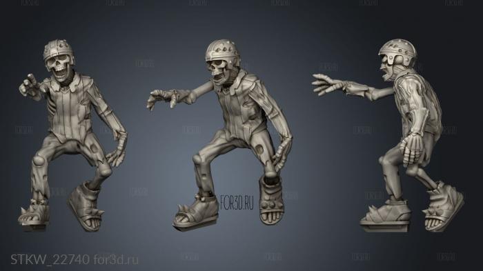 Undead Hockey ho referee stl model for CNC