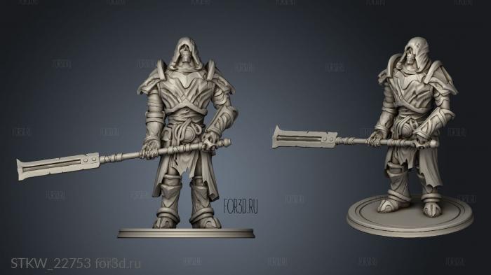 Undead Minions Glaive stl model for CNC