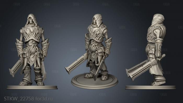 Undead Minions Swords stl model for CNC