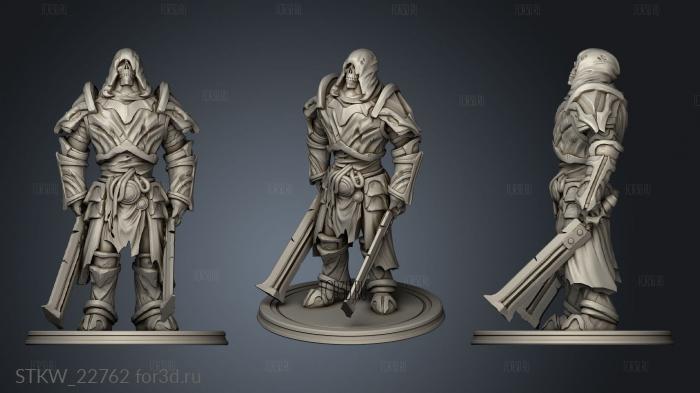 Undead Minions Swords stl model for CNC