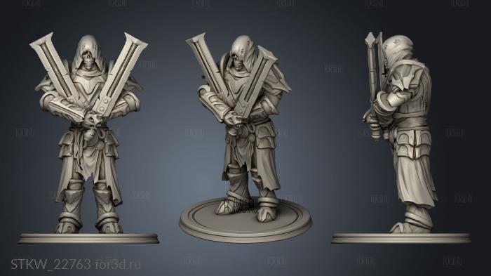 Undead Minions Swords stl model for CNC