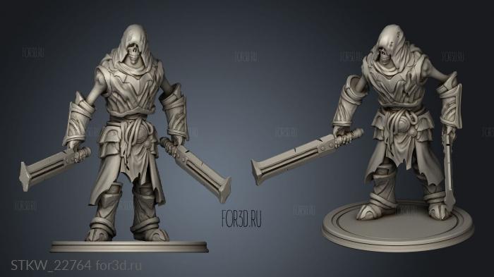 Undead Minions Swords stl model for CNC