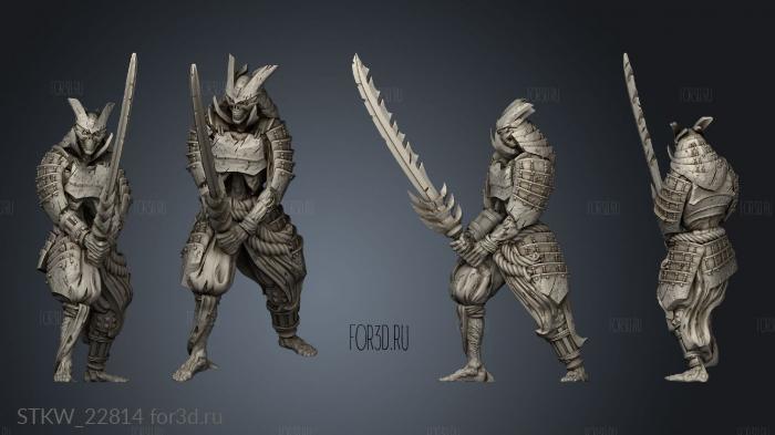 Undead Samurai 3d stl модель для ЧПУ