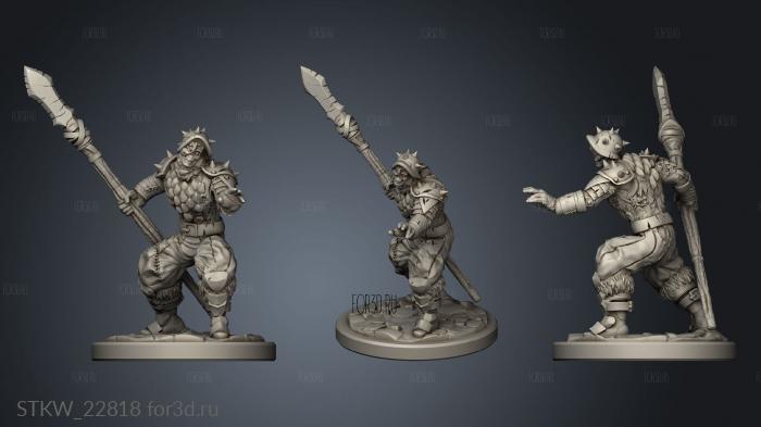 Undead Soldiers Soldier Lance 3d stl модель для ЧПУ