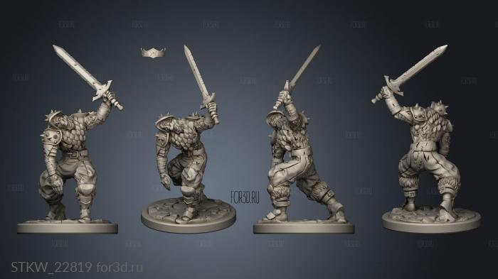 Undead Soldiers Soldier Sword 3d stl модель для ЧПУ