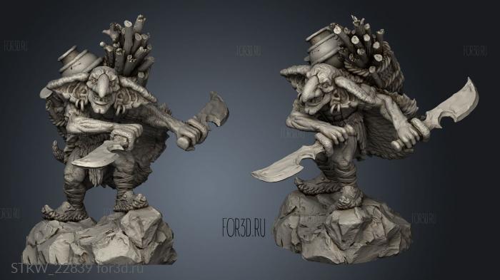 Unholy Night Brozik Goblins Double Dagger 3d stl модель для ЧПУ