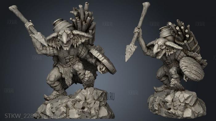 Unholy Night Brozik Goblins Spear 3d stl модель для ЧПУ