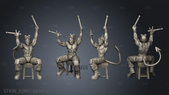 Unicorn Meat Pie Drummer 3d stl модель для ЧПУ