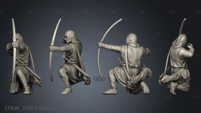 Honored Spanish Levy Archers Archer stl model for CNC