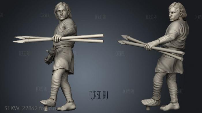 Honored Spanish Levy Javelineers Javelin 3d stl модель для ЧПУ