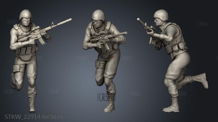 US Marines stl model for CNC