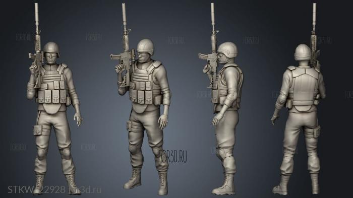 US Marines 3d stl модель для ЧПУ