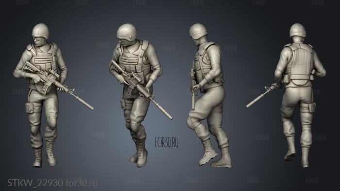 US Marines stl model for CNC