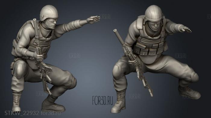 US Marines 3d stl модель для ЧПУ