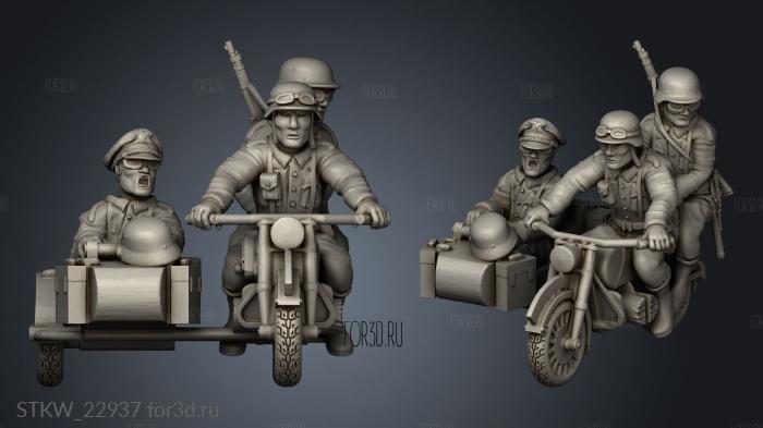 US Paratrooper Mortar Dog Trainer Mortier moyen 3d stl модель для ЧПУ