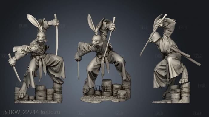 USAGI YOJIMBO stl model for CNC