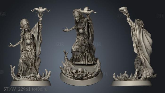 Unholy Runecaster 3d stl модель для ЧПУ