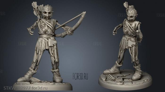 Valkyries and Draugr archer 3d stl модель для ЧПУ