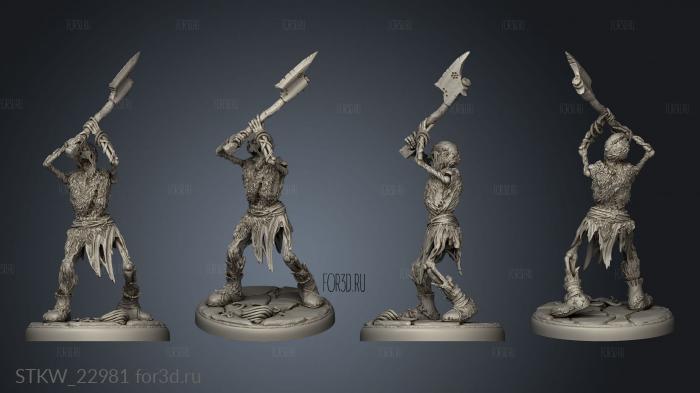 Valkyries and Draugr twoed axe 3d stl модель для ЧПУ