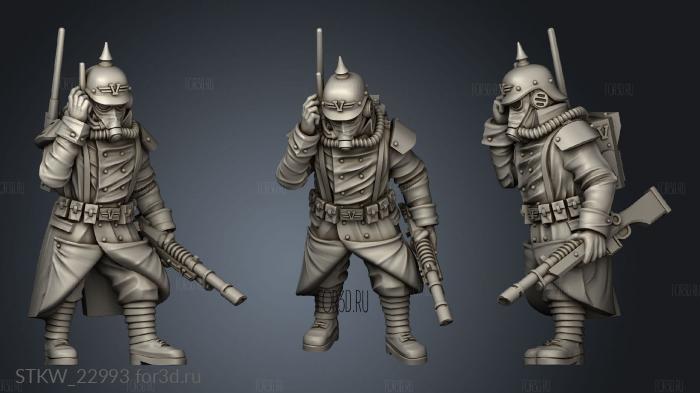 Company Commanddinance Officer stl model for CNC