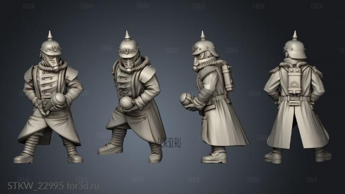 Light Artillery Crew 3d stl модель для ЧПУ