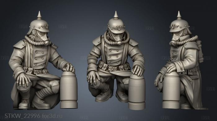 Light Artillery Crew 3d stl модель для ЧПУ