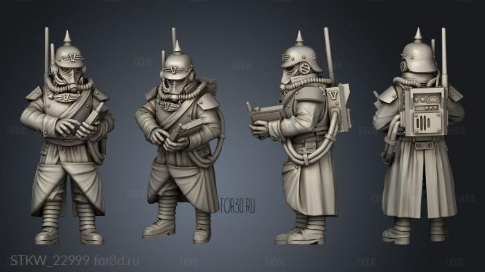 Regimental Commandant Officer stl model for CNC