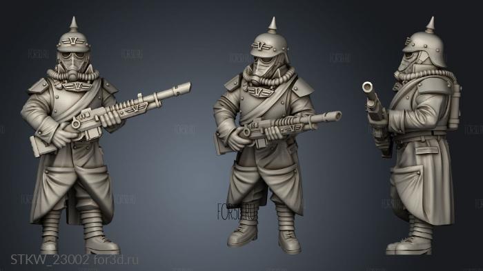 Regimental Command Veteran stl model for CNC