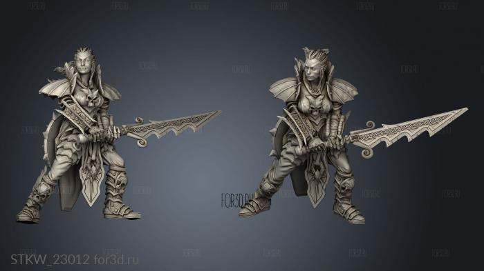 Vampire and Knights Ivana Raasta 3d stl модель для ЧПУ