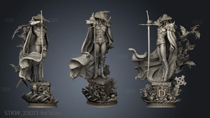 Vampire Hunter 3d stl модель для ЧПУ